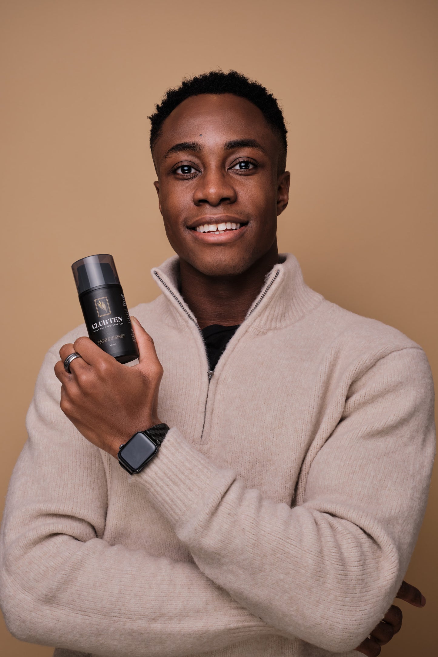 Club Ten Daily Face Moisturiser with Noir Oak and Cedarwood 80ml